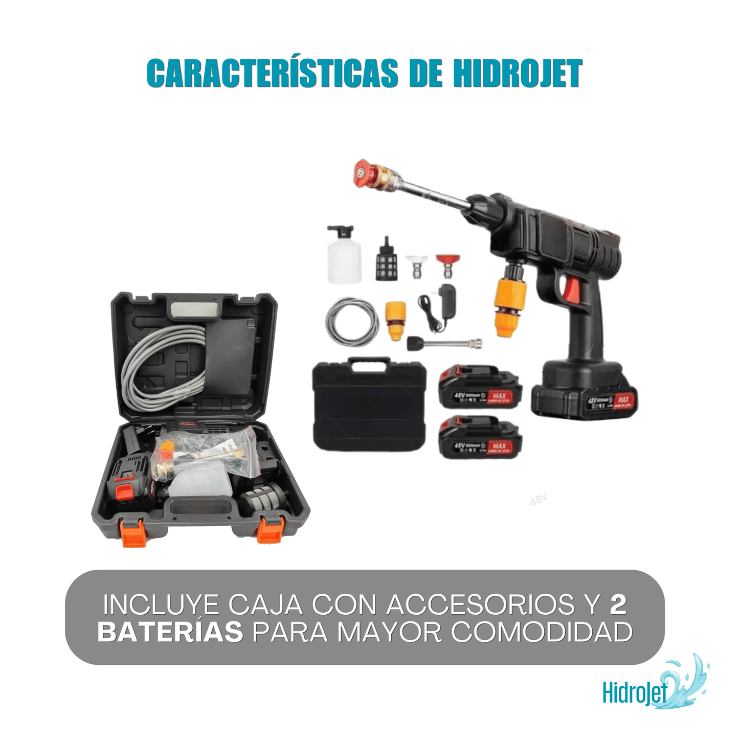 HidroJet - Máxima presión. Cero cables.